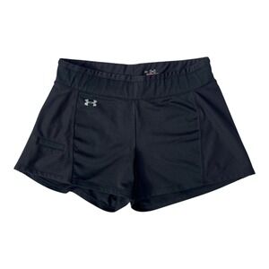 Women's Under Armour Loose Fit‎ Heat Gear Shorts Size Small Black